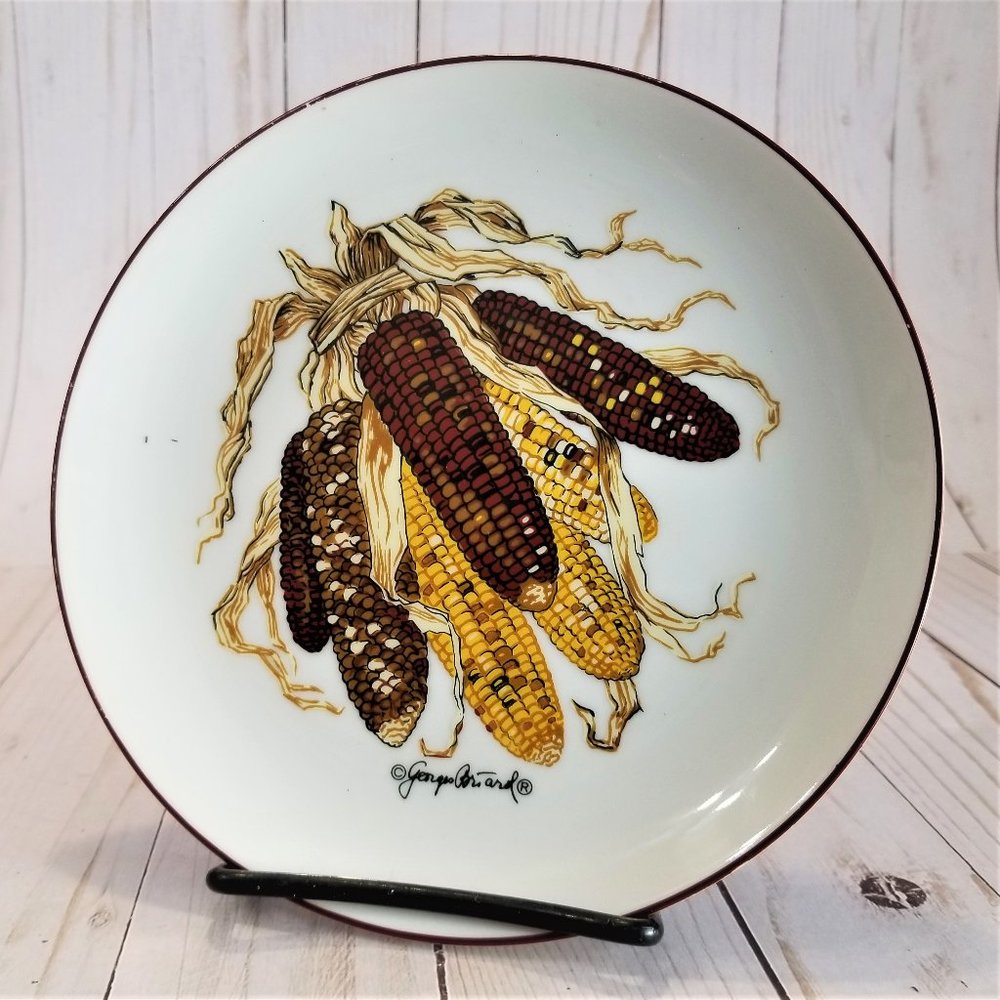 Set of 4 Georges Briard Indian Corn Bread/Dessert